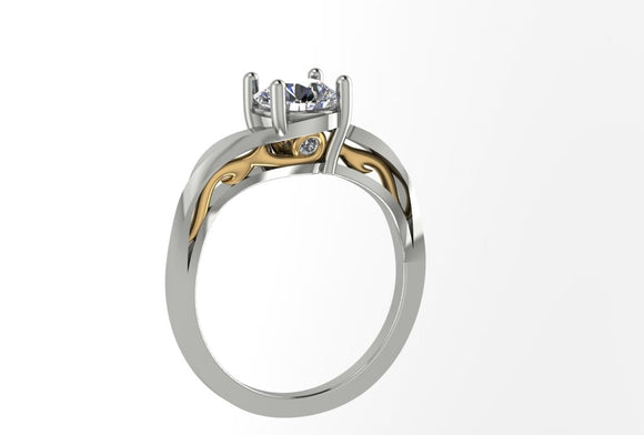 STYLE#6309 SOLITAIRE ENGAGEMENT RING