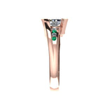 STYLE#6072 ENGAGEMENT RING WITH CHANNEL SET SIDE STONES
