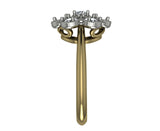 STYLE#6304 DIAMOND FASHION CLUSTER RING