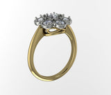 STYLE#6304 DIAMOND FASHION CLUSTER RING