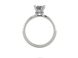 STYLE#6416 ENGAGEMENT RING WITH CHANNEL SET SIDE STONES