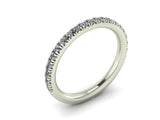 STYLE#6543 20 STONE ALL DIAMONDS FRENCH PAVE BAND