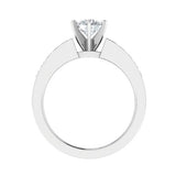 STYLE#6221 ENGAGEMENT RING WITH CHANNEL SET SIDE STONES