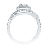 STYLE#5172E ENGAGEMENT RING WITH MICROPAVE SIDE STONES
