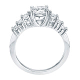 STYLE#4865E ENGAGEMENT RING WITH PRONG SET SIDE STONES