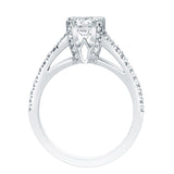 STYLE#5159E ENGAGEMENT RING WITH MICROPAVE SIDE STONES