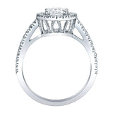 STYLE#5161E ENGAGEMENT RING WITH MICROPAVE SIDE STONES