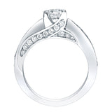 STYLE#5177E ENGAGEMENT RING WITH MICROPAVE SIDE STONES
