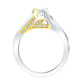 STYLE#5179E ENGAGEMENT RING WITH MICROPAVE SIDE STONES