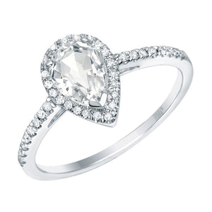 STYLE#VHR30023 ENGAGEMENT RING WITH MICROPAVE SIDE STONES